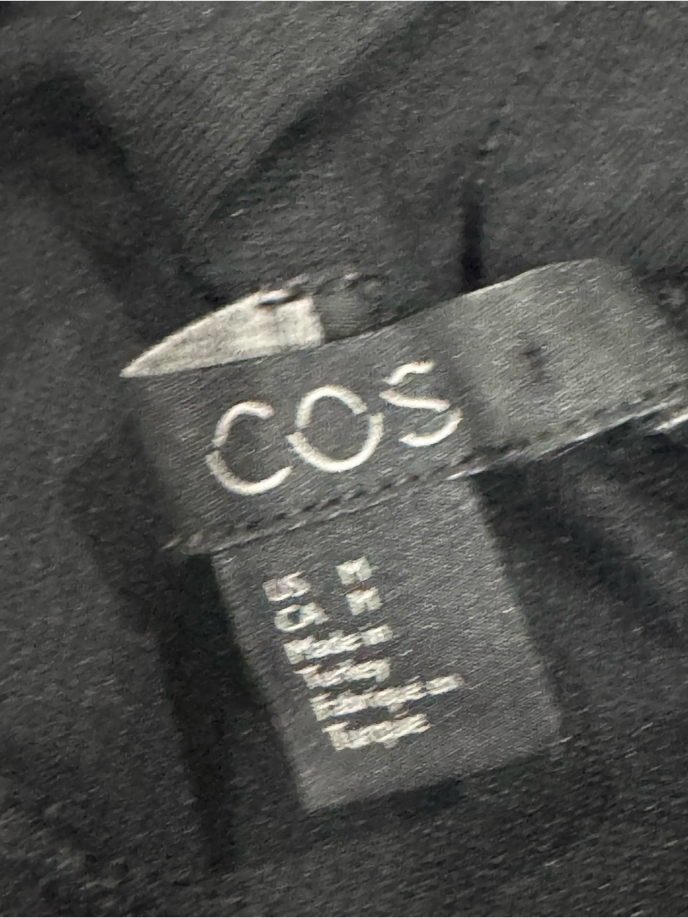 COS Black Ruffled Funnel-Neck Tunic - Picture 8 of 9